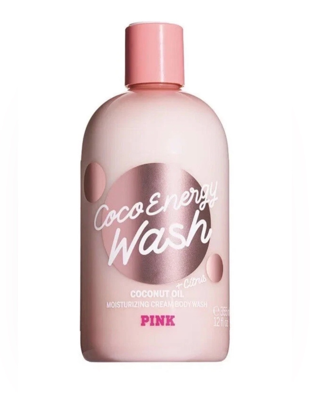 Victoria's Secret PINK Coco Energy Moisturizing Cream Body Wash ~ 12 fl.oz.